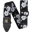 Ernie Ball Classic Jacquard Strap - Vanilla Rose