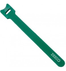 Zeedo Shop Velcro Cable Tie Verde Logo Alb 25 x 250 mm