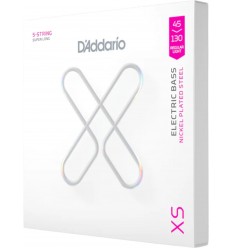 D-Addario 45-130 Regular Light 5-String, Super Long Scale, XS Nickel Coated XSB45130SL