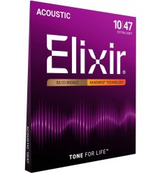 Elixir Nanoweb Extra Light Acoustic 11002