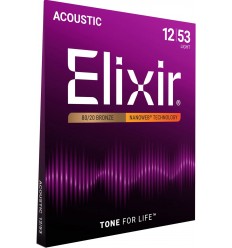 Elixir Nanoweb Light Acoustic 11052