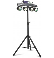 Beamz CLS Party Bar NesoUV with 2x Jelly Moon, 2xPAR and UV/Strobe