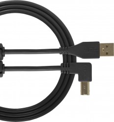 UDG Ultimate Audio Cable USB 2.0 A-B Angled Black 1m