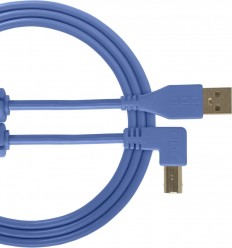 UDG Ultimate Audio Cable USB 2.0 A-B Angled Blue 1m