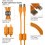 UDG Ultimate Audio Cable USB 2.0 A-B Angled Orange 3m