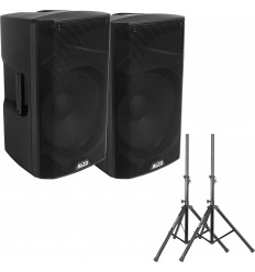 2 x Alto TX 415 + Stative