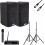 2 x Alto TX 408 + Stative + Microfon wireless