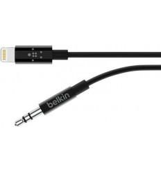 Belkin Lightning to 3.5mm Cable 0.9m - Black