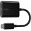 Belkin RockStar USB-C Audio + Charge Adapter Black