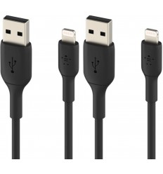 Belkin BOOST CHARGE USB-A to Lightning Cable 1M Black 2-pack