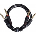UDG Ultimate Audio Cable Set Dual TS-TS 1.5m - Black