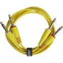 UDG Ultimate Audio Cable Set Dual TS-TS 1.5m - Yellow