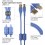 UDG Ultimate Audio Cable USB 2.0 A-B Angled 2m - Blue