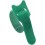 SET 50 x Velcro Cable Tie Verde Logo Alb 12 x 250 mm