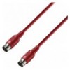 Adam Hall 3Star MIDI RED 0.75m