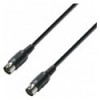 Adam Hall 3 STAR MIDI 0150 BLK 1.5m