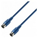 Adam Hall 3 STAR MIDI 0300 BLU 3m