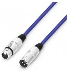 Adam Hall 3Star XLRf - XLRm 0.5m Blue