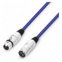 Adam Hall 3Star XLRf - XLRm 0.5m Blue