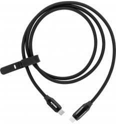myVolts Step Up USB-C to USB-C PD Cable Liquorice Black PDCCCLB
