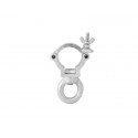 Eurolite DEC-30E Eye ring coupler, silver