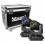 Beamz 2x IGNITE180 Spot LED Moving Head & Flightcase