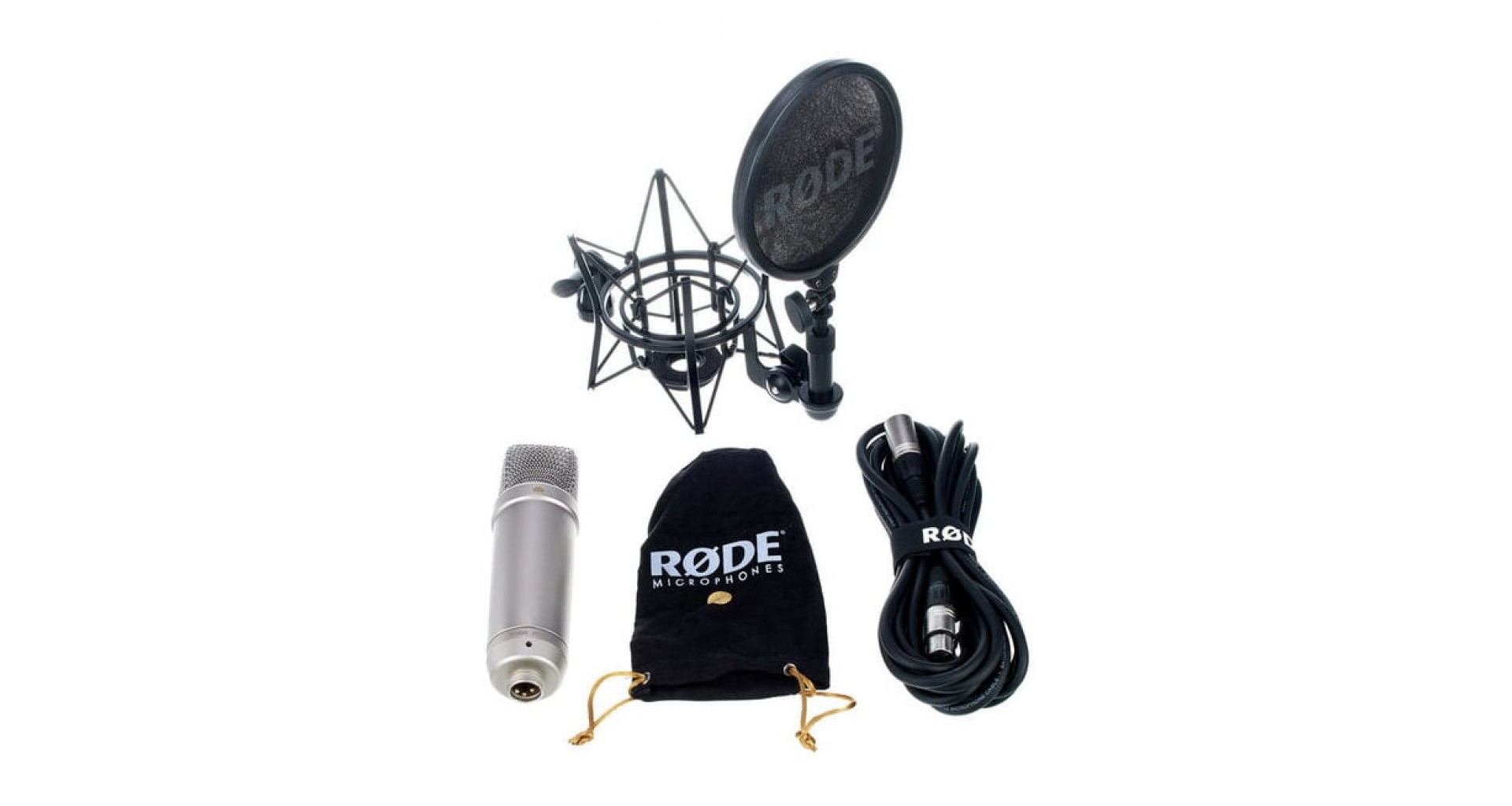 Rode NT1-A Microfon de studio + shockmount + pop filtru + husa