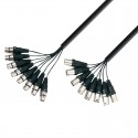 Adam Hall 3Star Multicore 8 x XLR 3m