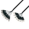 Adam Hall 3Star Multicore 8 x XLR 3m