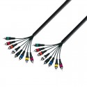 Adam Hall 3Star Multicore 8 x RCA 3m