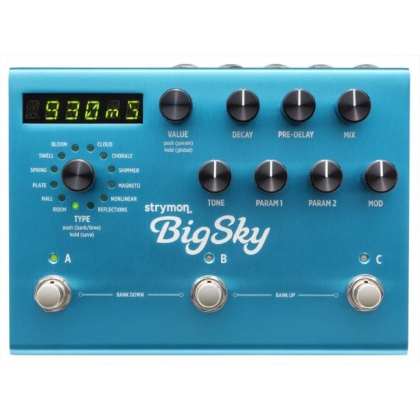 Strymon Bigsky 美品 Strymon Big Sky Efect Reverb chitara - Zeedo Shop