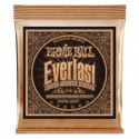 Ernie Ball 2550 EVERLAST COATED P. BRONZE EXTRA LIGHT 10-50