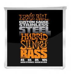 Ernie Ball 2843 STAINLESS STEEL HYBRID SLINKY BASS 45-105