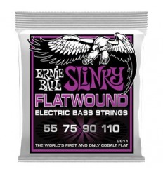 Ernie Ball 2811 POWER SLINKY FLATWOUND BASS 55-110