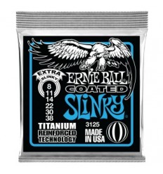 Ernie Ball 3125 COATED - TITANIUM RPS EXTRA SLINKY 8-38