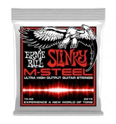 Ernie Ball 2915 M-STEEL SKINNY TOP HEAVY BOTTOM SLINKY 10-52