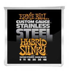 Ernie Ball 2247 STAINLESS STEEL HYBRID SLINKY 9-46
