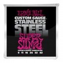 Ernie Ball 2248 STAINLESS STEEL SUPER SLINKY 9-42