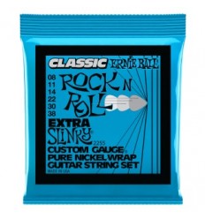 Ernie Ball 2255 PURE NICKEL EXTRA SLINKY 8-38