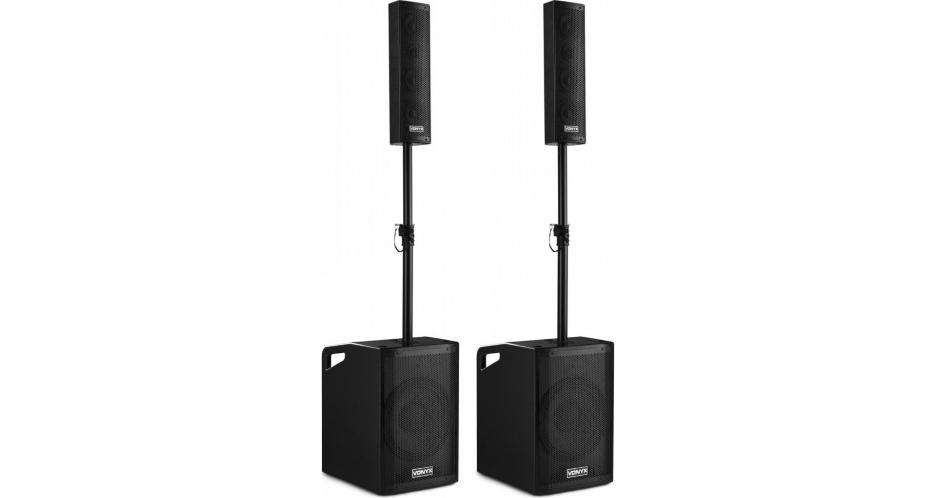 Vonyx VX1050BT Active Speaker Kit 2.2 Boxe active - Zeedo Shop Vonyx VX1050BT Active Speaker Kit 2.2 Boxe active - Zeedo Shop
