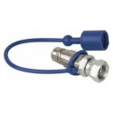 Showtec CO2 3/8 to Q-Lock Adapter Male