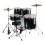 X Drum Semi N Drum Kit Midnight Black