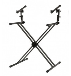 Classic Cantabile 2 Layer Double-X Keyboard Stand