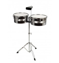 X Drum Timbales Set - 13 14 and Cowbell