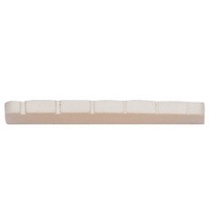 Partsland SADDLE PLASTIC DINTAT CHITARA ELECTRICA (FENDER STYLE) ALB