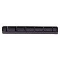 Partsland SADDLE PLASTIC DINTAT CHITARA ELECTRICA (JACKSON STYLE) NEGRU