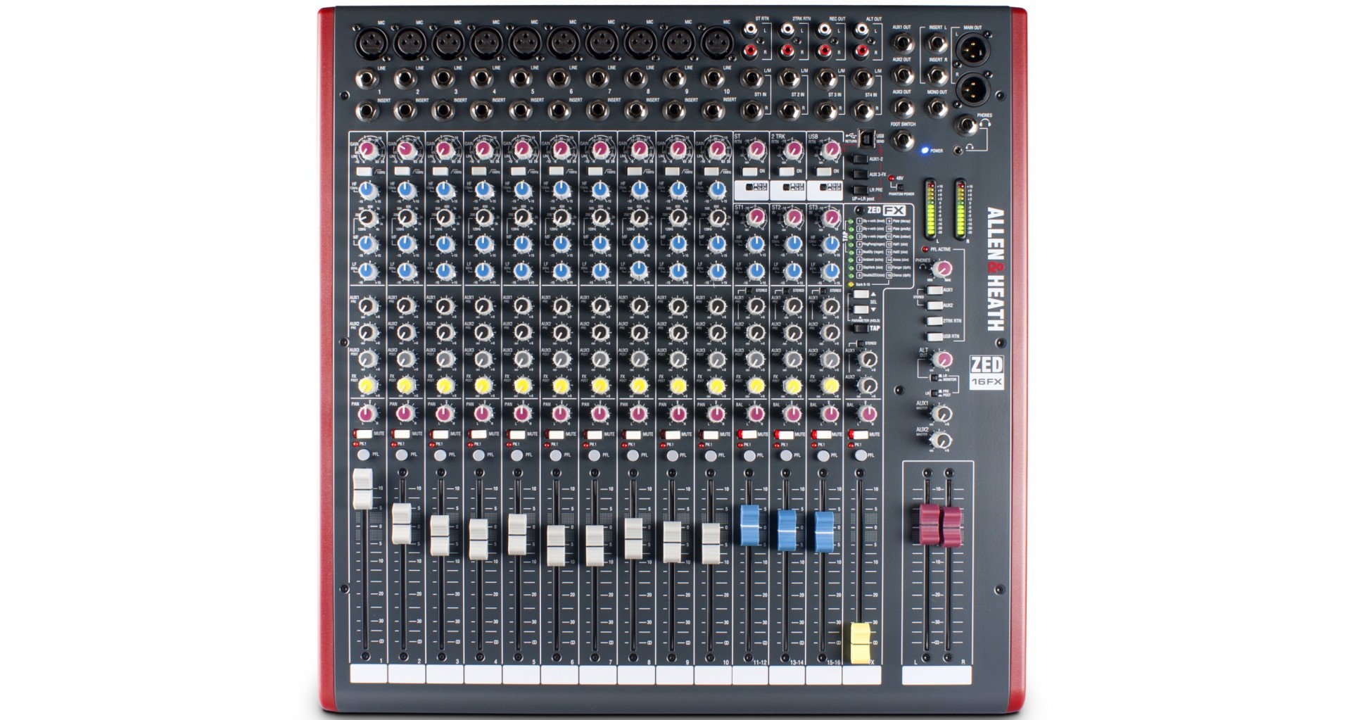 Allen & Heath ZED-16FX Mixer audio analog cu efecte - Zeedo Shop