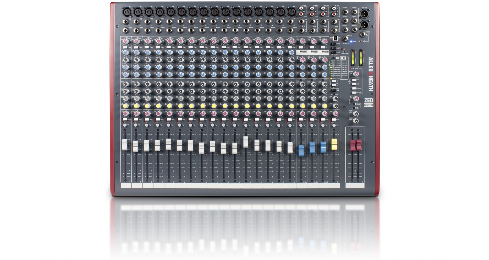 Allen & Heath ZED-22FX Mixer audio analog cu efecte - Zeedo Shop