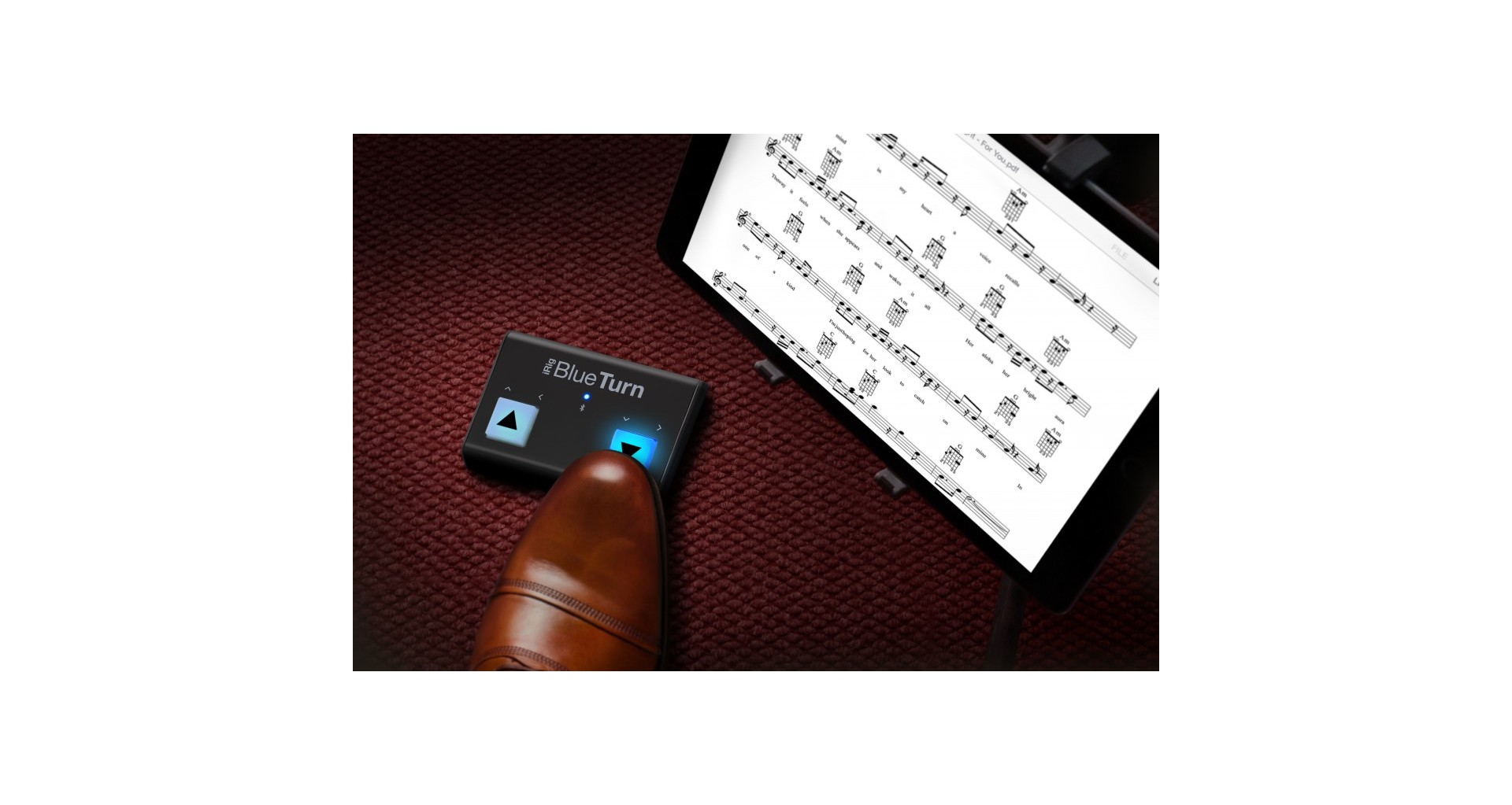 IK Multimedia iRig Blue Turn Switch Bluetooth - Zeedo Shop