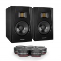 2 x ADAM Audio T5V + IsoAcoustics ISO-PUCK mini